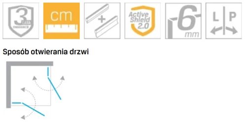 Stalowa szczotkowana kabina kwadratowa 90x90 K-2183 New Soleo Gunmetal Brushed New Trendy