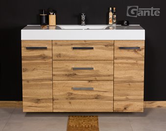 Szafka wisząca z umywalką 120/50/C3 seria Fokus NE