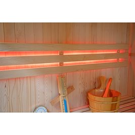 Sauna fińska 6-osobowa narożna 180x180 cm piec Harvia 8KW Bodo7