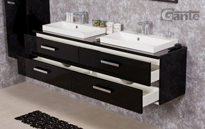 Szafka wisząca z umywalką 160/39/4 seria Fokus C