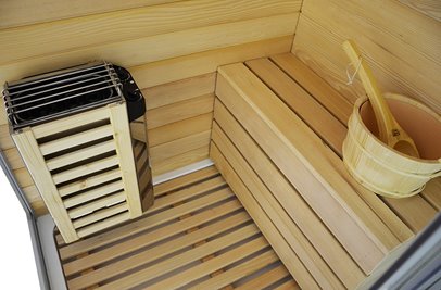 Sauno kabina prysznicowa prostokątna 180x110 cm MO-1752W LEWA TRIO