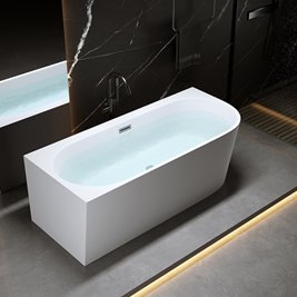 Wanna przyścienna narożna lewa 150 cm Mera Hydrosan