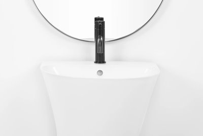 Umywalka wolnostojąca, montaż ścienny Rita Slim Rea