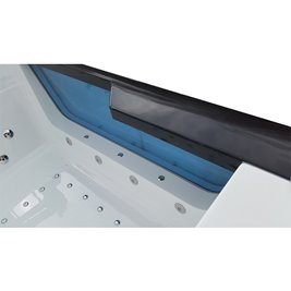 Wanna z hydromasażem prostokątna 170x130 cm Tugela-BL