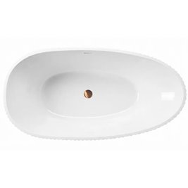 Wanna ryflowana owalna 170 cm Carmen Rea zdjęcie 9