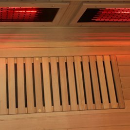 Sauna Combo na podczerwień + fińska 6 osobowa 200x200 cm Moss2 8KW
