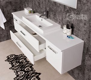 Szafka wisząca z umywalką 180/39/C2 seria Fokus B