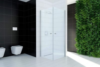 Kabina prysznicowa kwadratowa 90x90 cm BK122T+ aktywna powłoka Clean Glass