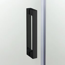 Kabina półokrągła 90x90 K-0469 New Komfort Black New Trendy