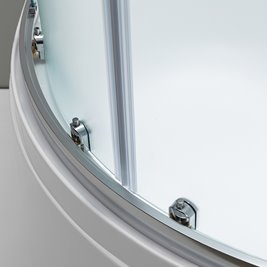 Kabina prysznicowa na głębokim brodziku szkło mrożone 80x80 Maja Hydrosan