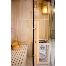 Sauna fińska 2 osobowa wysokotemperaturowa 3,5KW Harvia 120x120 cm Oslo2