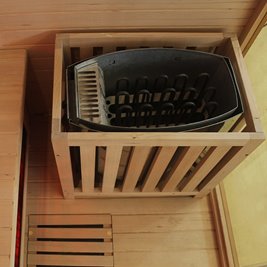 Sauna Combo na podczerwień + fińska 6-osobowa 200x160 cm Helsi2 8KW