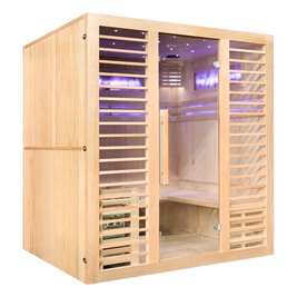 Sauna sucha fińska piec 6 KW Harvia BC60 + kamień solny 180X160X200CM MO-EA4-L Mazur