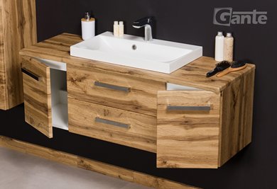 Szafka wisząca z umywalką 120/39C FKS seria Fokus NE