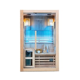 Sauna fińska 2 osobowa wysokotemperaturowa 3,5KW Harvia 120x105 cm Kemi1