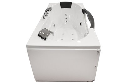 Przyścienna wanna hydromasażowa 180x88 cm MO-1002 HC