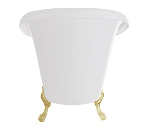 Wanna wolnostojąca Amelia Besco 190 cm złote nogi WKA-190W+ZL