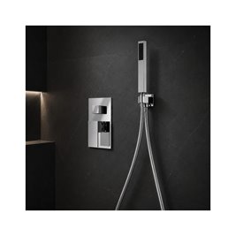 Zestaw podtynkowy chrom wersja z baterią mieszacz Ango Z01MCH Corsan zdjęcie 3
