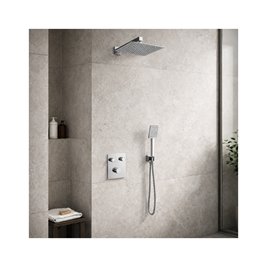 Zestaw podtynkowy chrom wersja z baterią mieszacz Ango Z02MCH Corsan zdjęcie 2