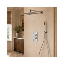 Zestaw podtynkowy chrom wersja z baterią termostatyczną Ango Z01TCH Corsan zdjęcie 2
