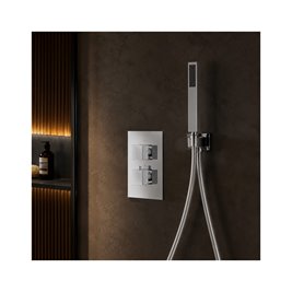 Zestaw podtynkowy chrom wersja z baterią termostatyczną Ango Z01TCH Corsan zdjęcie 3