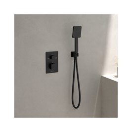 Zestaw podtynkowy czarny wersja z baterią termostatyczną Ango Z01TBL Corsan zdjęcie 3