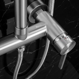 Zestaw prysznicowy natynkowy Inox Rea Foster zdjęcie 7