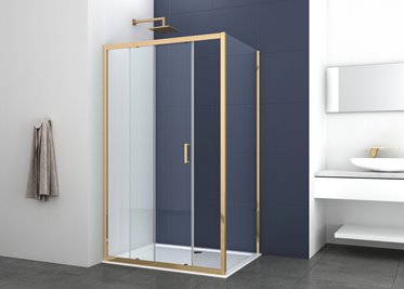 Kabina prysznicowa z brodzikiem 80x100 Doris Gold