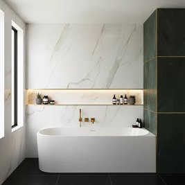 Wanna przyścienna narożna prawa 170 cm Bellanto Slim Rea zdjęcie 3