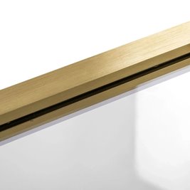 Złoty szczotkowany parawan nawannowy 80 cm Elegant Rea zdjęcie 4