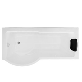 Wanna narożna z ruchomym parawanem 170x85 cm MO-1684N Lewa