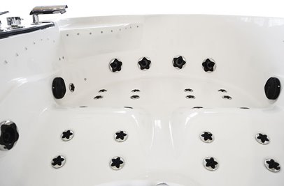 Wanna spa z hydromasażem asymetryczna 180x122 cm MUS-1062 LEWA