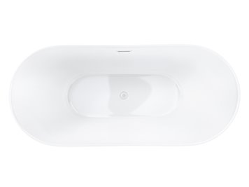 Wanna wolnostojąca akrylowa Nauti Corsan 170 cm korek klik-klak biały